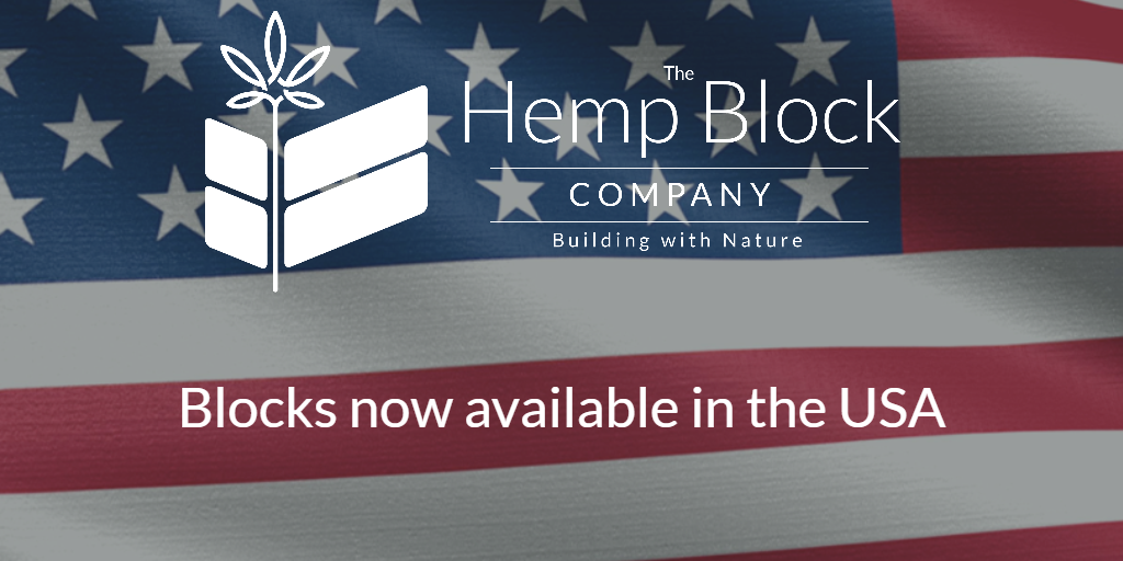 Hemp Blocks now availabe in the USA