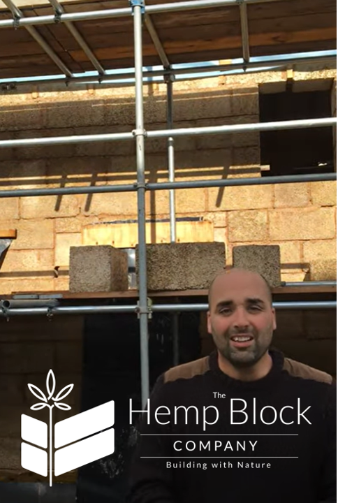 Probably the best six minutes you will ever spend on Hemp Block build insight as Will Stanwix demonstrates the use of giant Hemp blocks in a new build oak framed extension. Click here or on the graphic to view the video